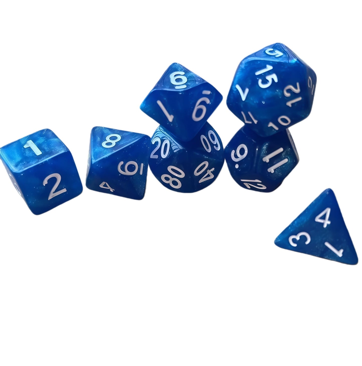 Acrylic Dice Economy Polyhedral Economy Polyhedral