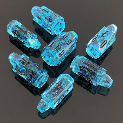 Resin Dice Irregular bullet DnD D&D Dice Set