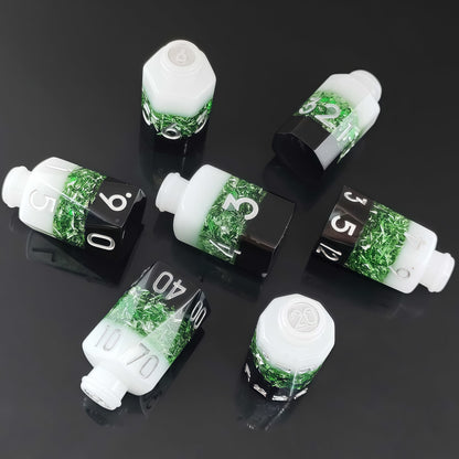 Resin Dice ‌Irregular Potion Bottle DnD D&D Dice Set