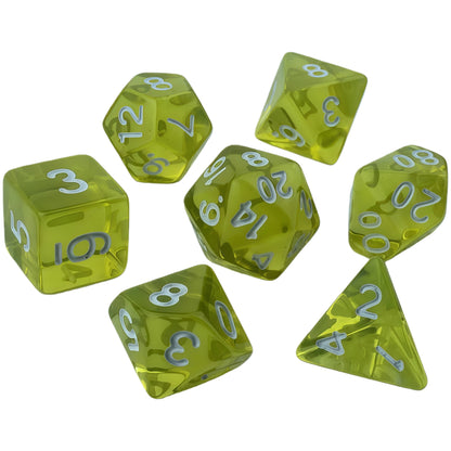 Acrylic Dice ‌Colored transparent dice‌ DnD D&D Dice Set