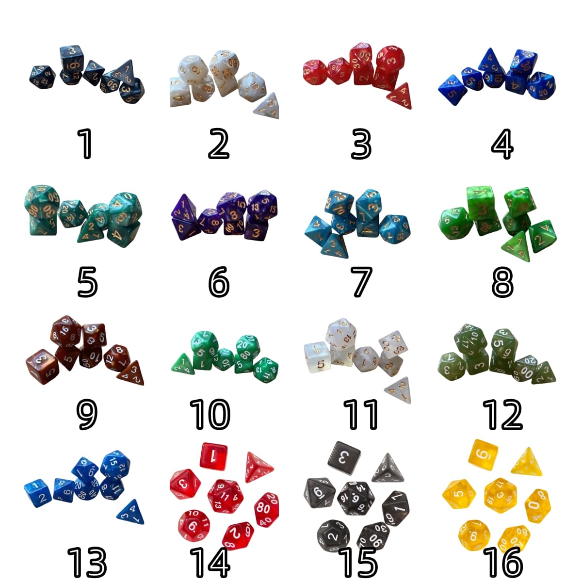 Acrylic Dice Economy Polyhedral Economy Polyhedral