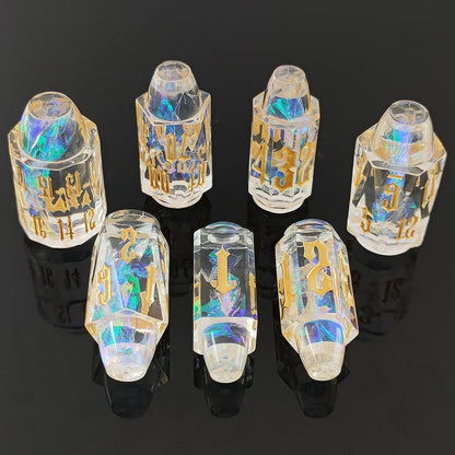 Resin Dice Irregular bullet DnD D&D Dice Set