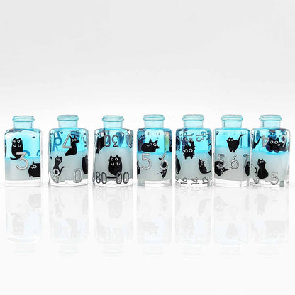 Resin Dice ‌Irregular Potion Bottle DnD D&D Dice Set