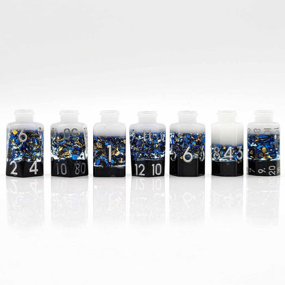Resin Dice ‌Irregular Potion Bottle DnD D&D Dice Set