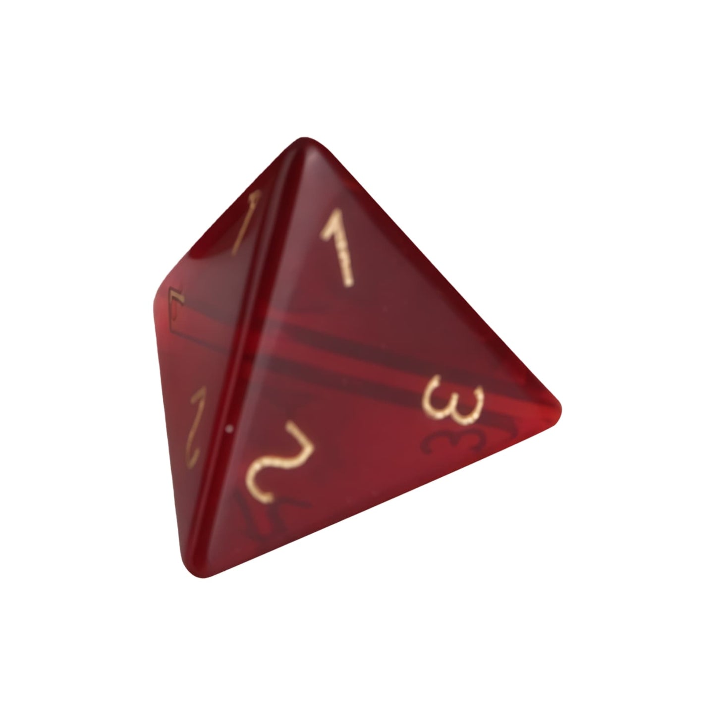 K9 Red Glass D&D Dice