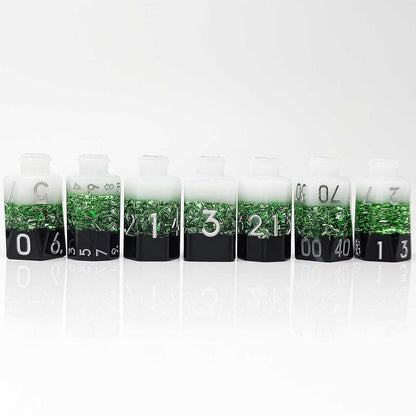 Resin Dice ‌Irregular Potion Bottle DnD D&D Dice Set