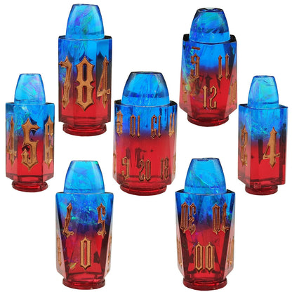 Resin Dice Irregular bullet DnD D&D Dice Set