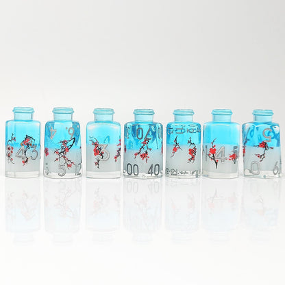 Resin Dice ‌Irregular Potion Bottle DnD D&D Dice Set