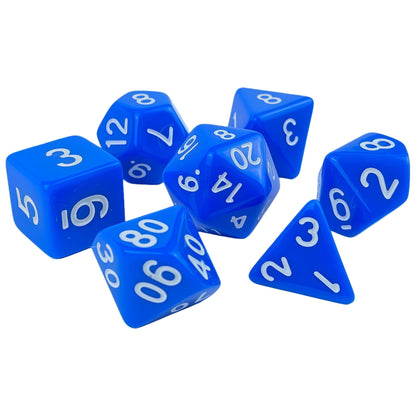 Acrylic Dice Solid-Color Polyhedral Dice Acrylic Dice Solid-Color Polyhedral Dice