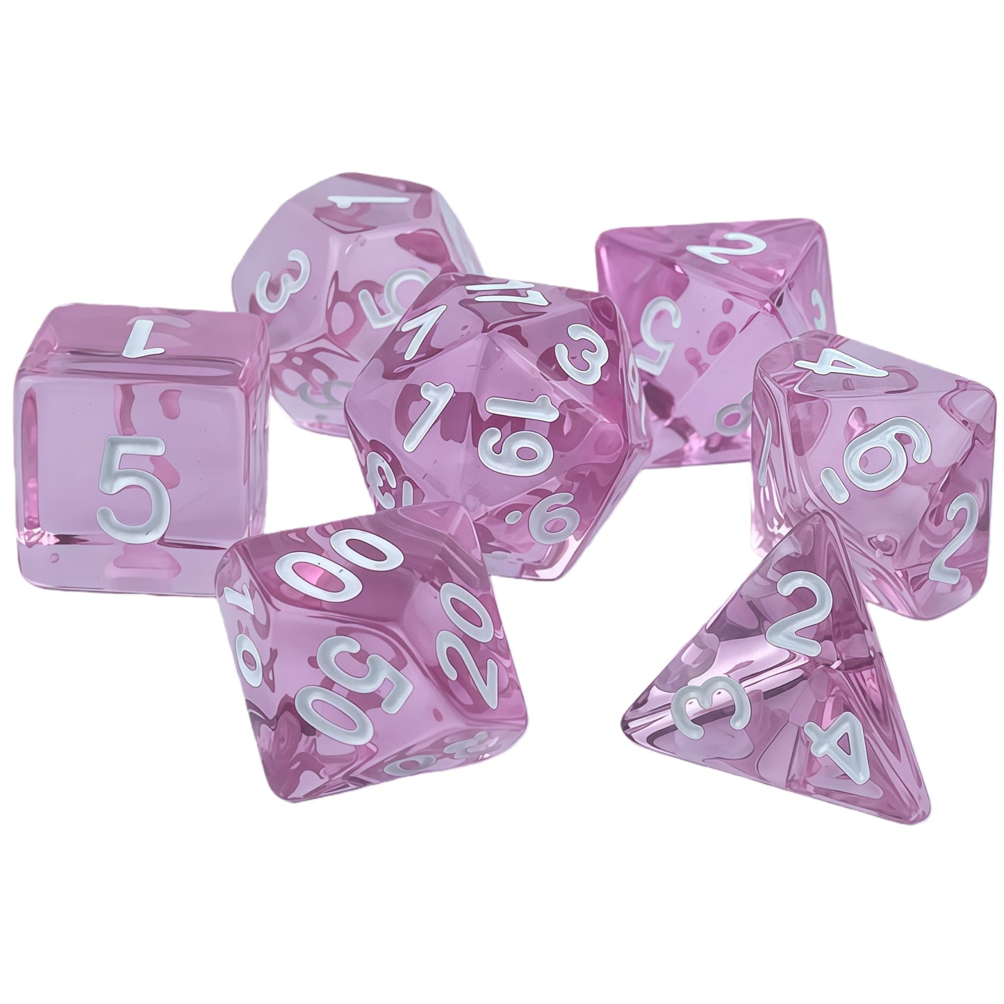 Acrylic Dice ‌Colored transparent dice‌ DnD D&D Dice Set
