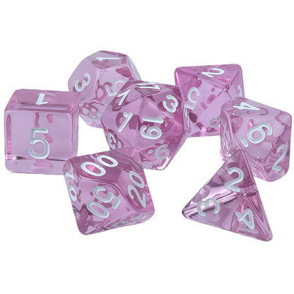 Acrylic Dice ‌Colored transparent dice‌ DnD D&D Dice Set