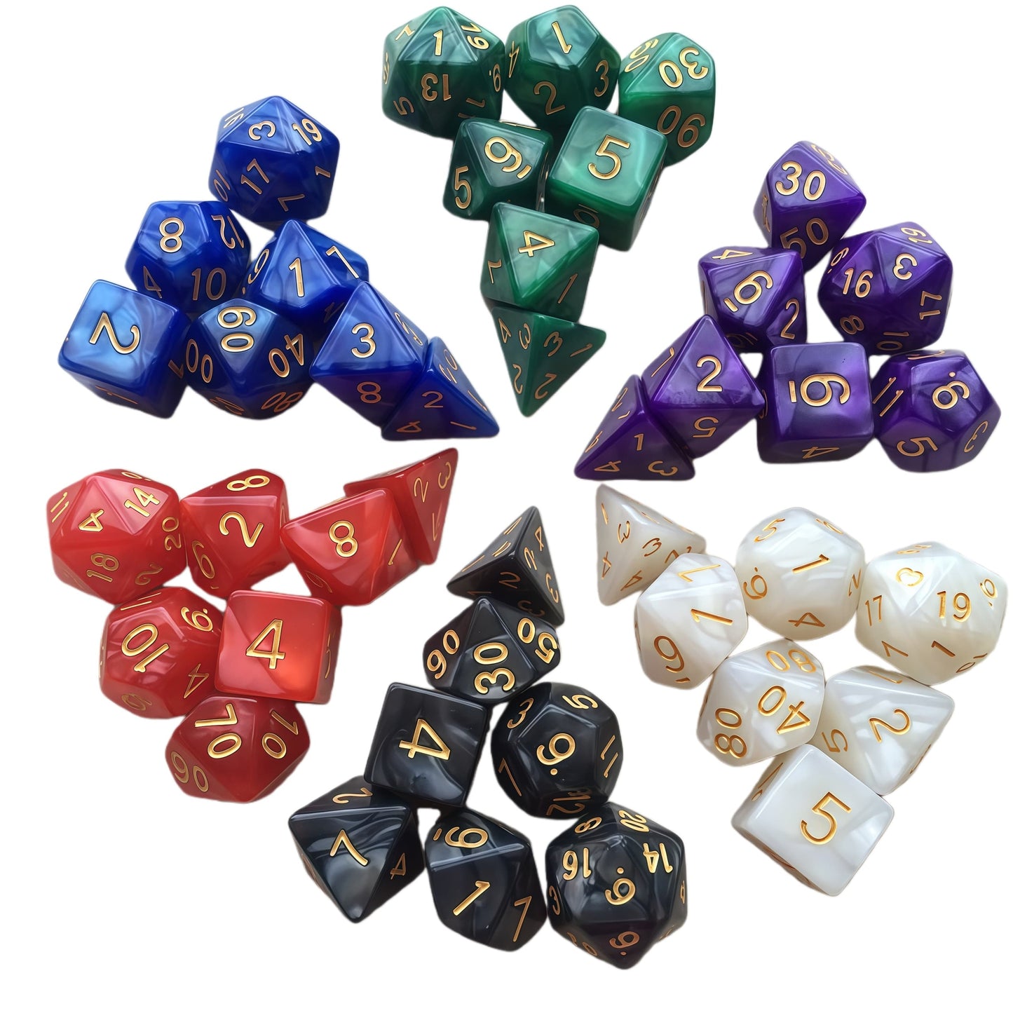 Acrylic Dice Economy Polyhedral Economy Polyhedral