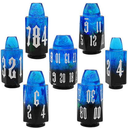 Resin Dice Irregular bullet DnD D&D Dice Set
