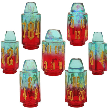 Resin Dice Irregular bullet DnD D&D Dice Set