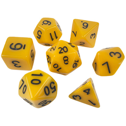 Acrylic Dice Solid-Color Polyhedral Dice Acrylic Dice Solid-Color Polyhedral Dice