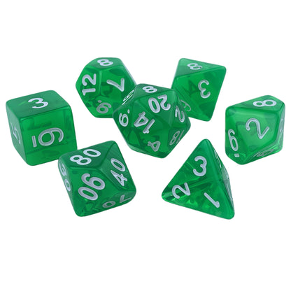 Acrylic Dice ‌Colored transparent dice‌ DnD D&D Dice Set