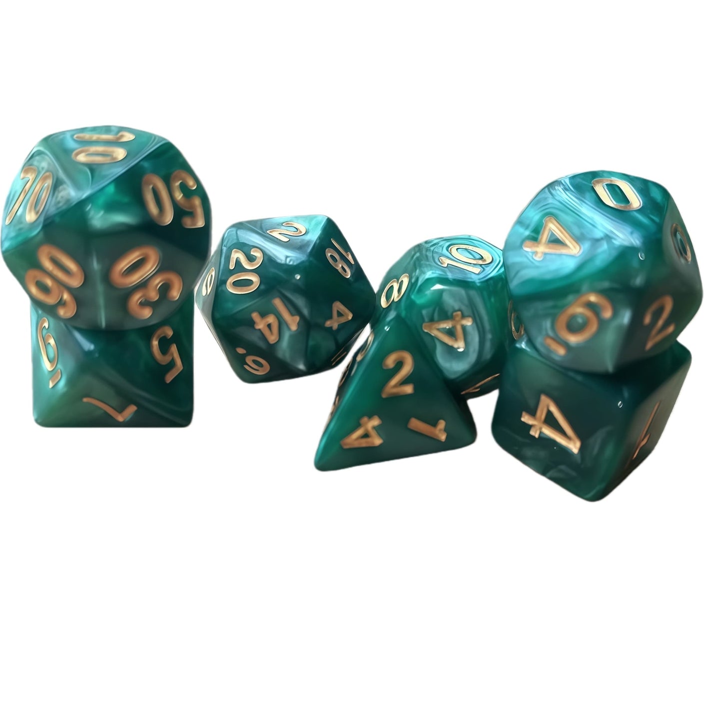 Acrylic Dice Economy Polyhedral Economy Polyhedral