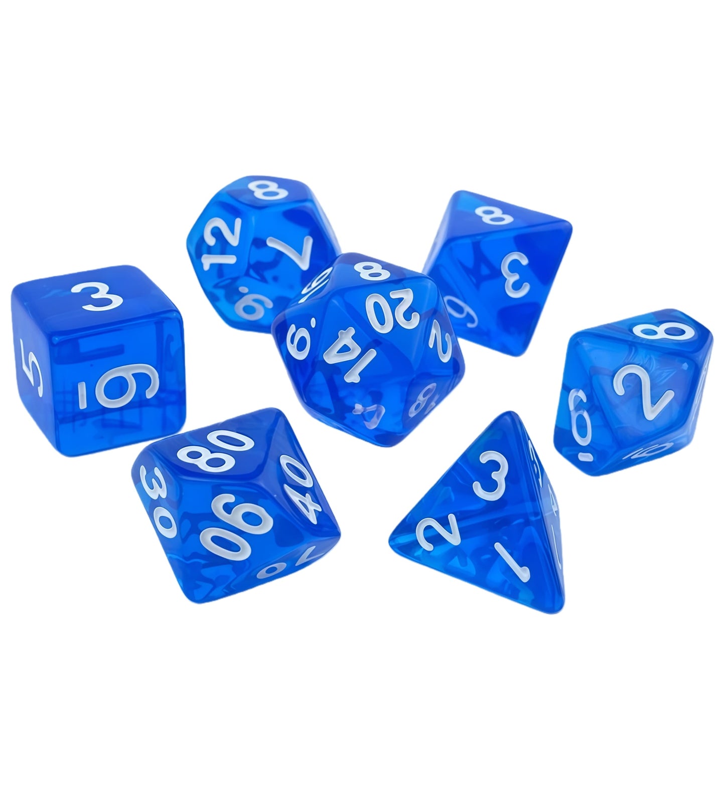 Acrylic Dice ‌Colored transparent dice‌ DnD D&D Dice Set