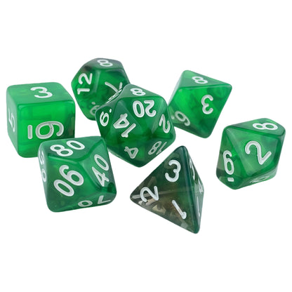 Ensemble de dés acryliques à double couleur pour jeux de rôle (D&amp;D)