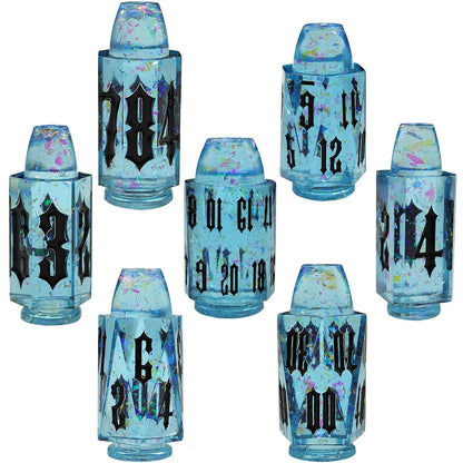 Resin Dice Irregular bullet DnD D&D Dice Set