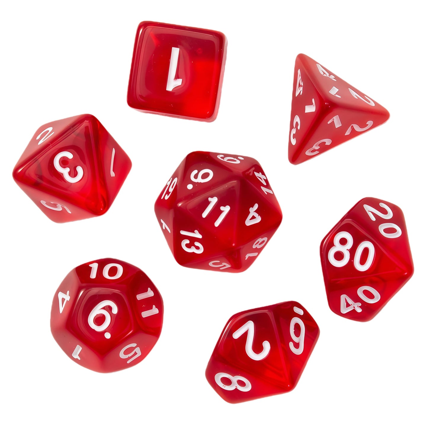 Acrylic Dice Economy Polyhedral Economy Polyhedral