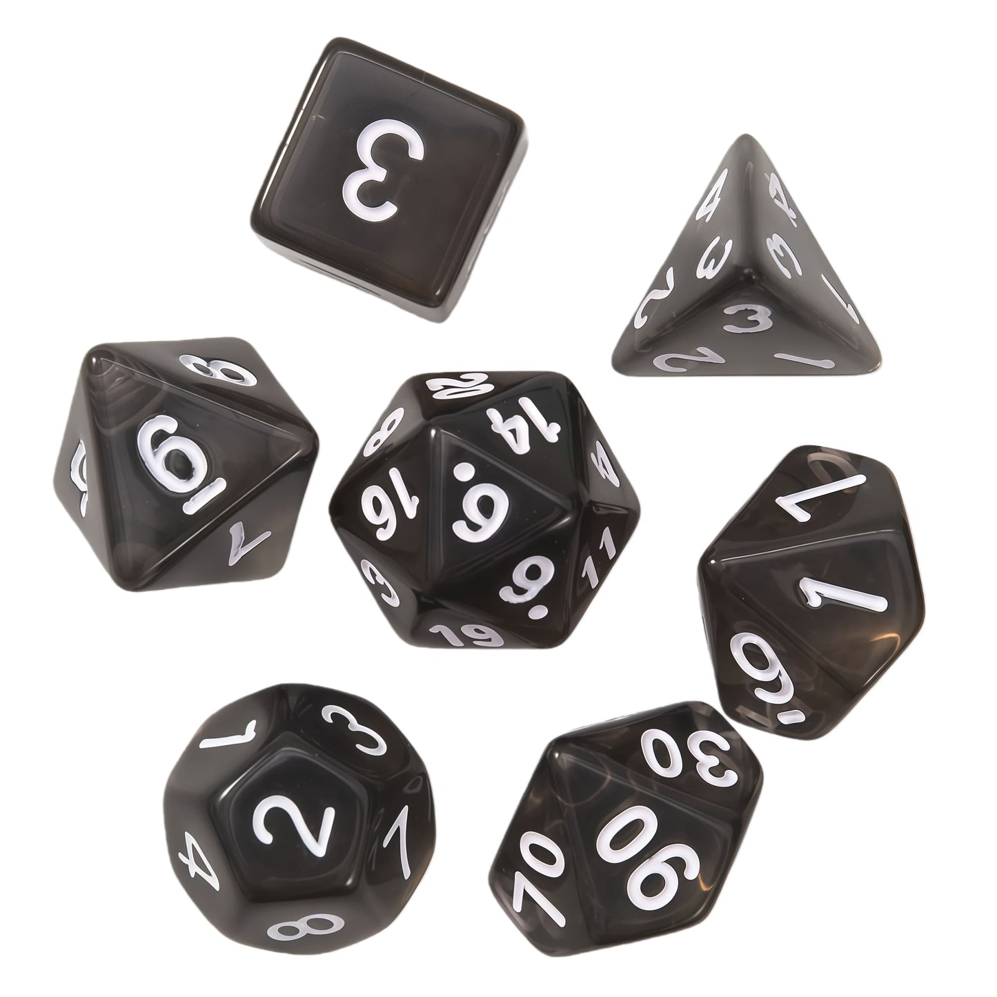 Acrylic Dice Economy Polyhedral Economy Polyhedral