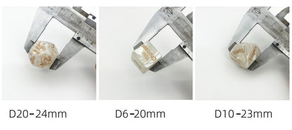 Acrylic Dice‌ Emotional Connection Polyhedron with Pearl Pattern DnD D&D Dice Set