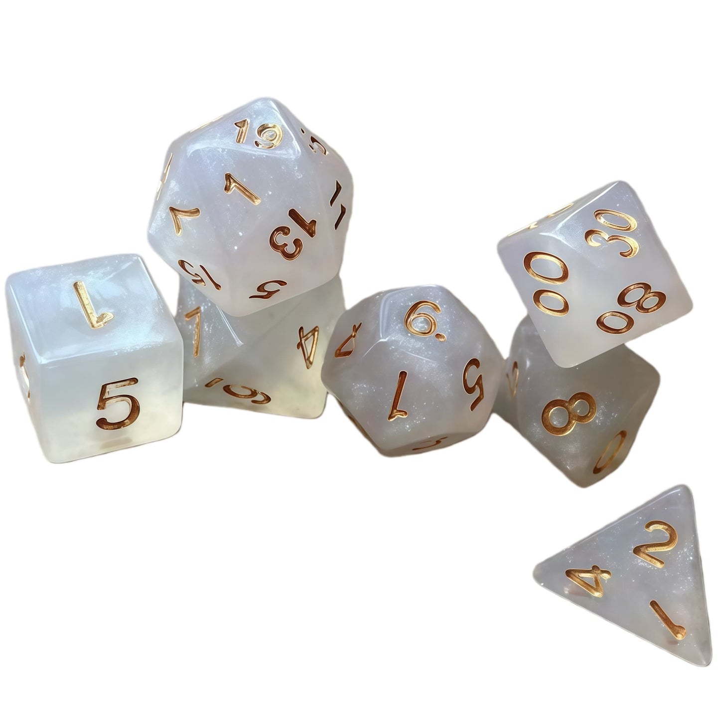 Acrylic Dice Economy Polyhedral Economy Polyhedral