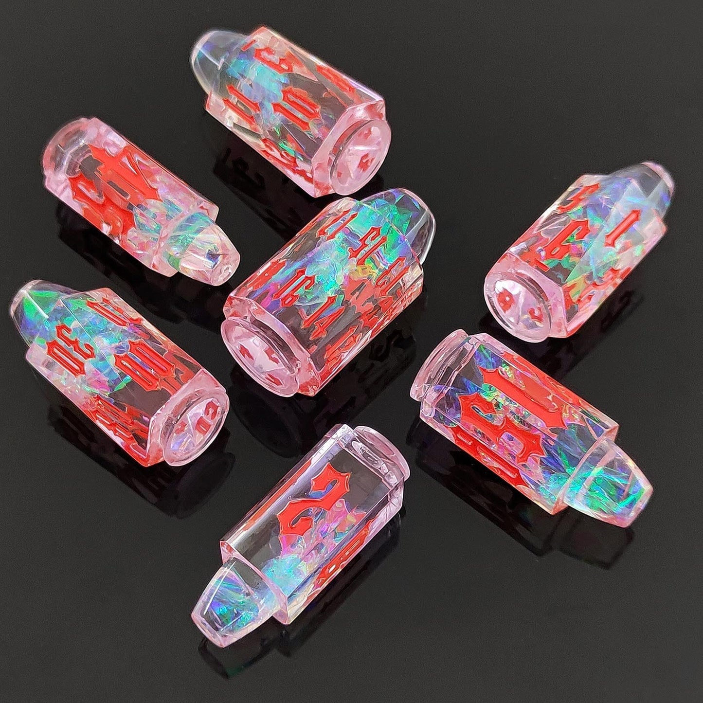 Resin Dice Irregular bullet DnD D&D Dice Set