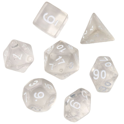 Acrylic Dice ‌‌New Crystal Clear Polyhedral ‌New Crystal Clear Polyhedral