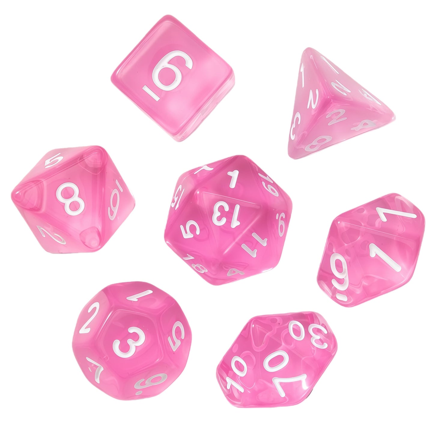 Acrylic Dice Economy Polyhedral Economy Polyhedral