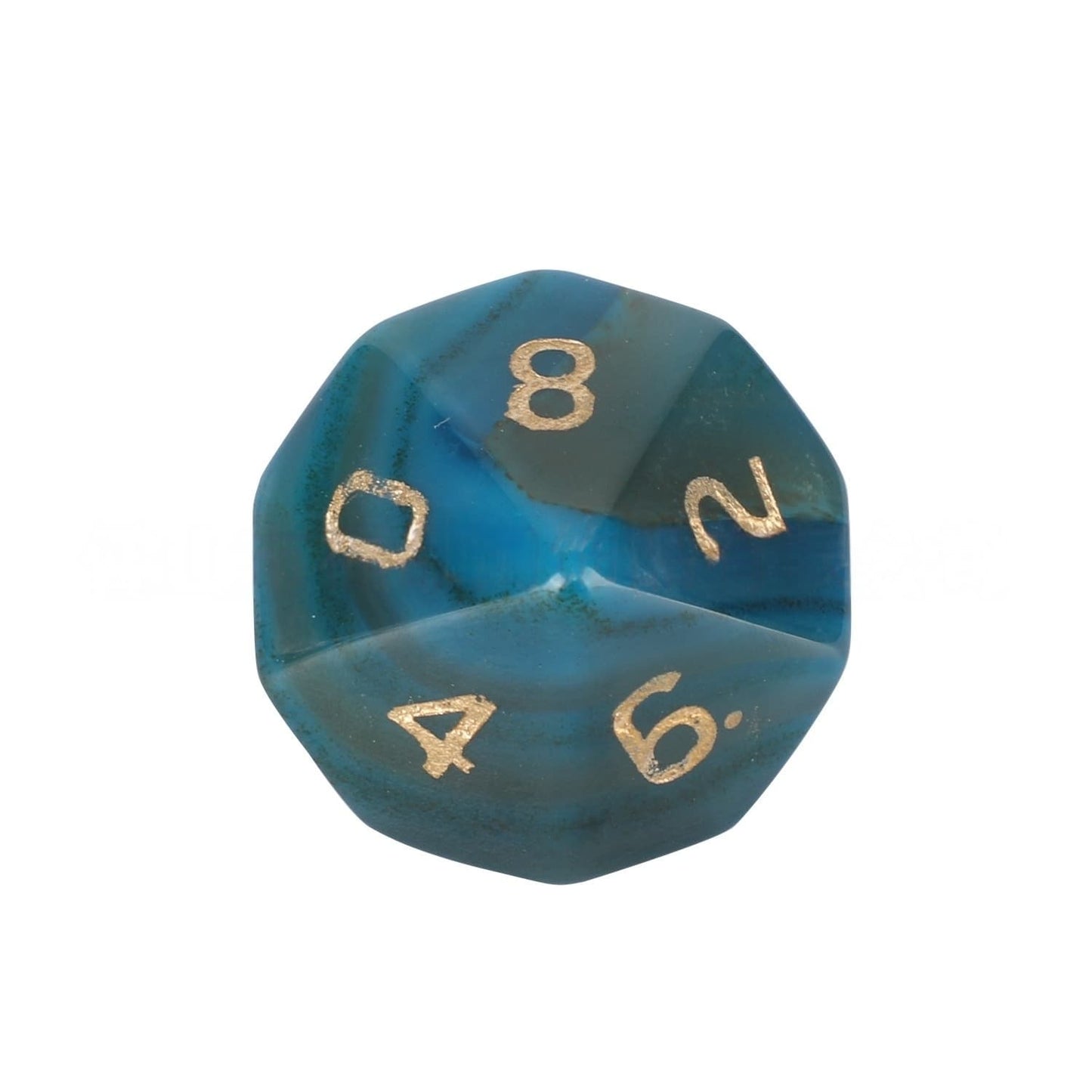 Natural Blue Agate D&D Dice