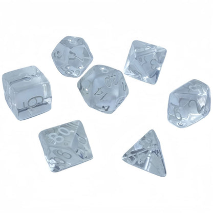 Acrylic Dice ‌Colored transparent dice‌ DnD D&D Dice Set