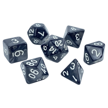 Acrylic Dice Pearlescent Polyhedral Finish Pearlescent Polyhedral Finish