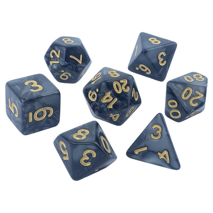Acrylic Dice Pearlescent Polyhedral Finish Pearlescent Polyhedral Finish