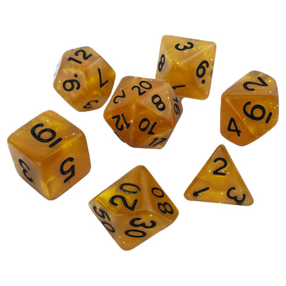 Acrylic Dice Pearlescent Polyhedral Finish Pearlescent Polyhedral Finish