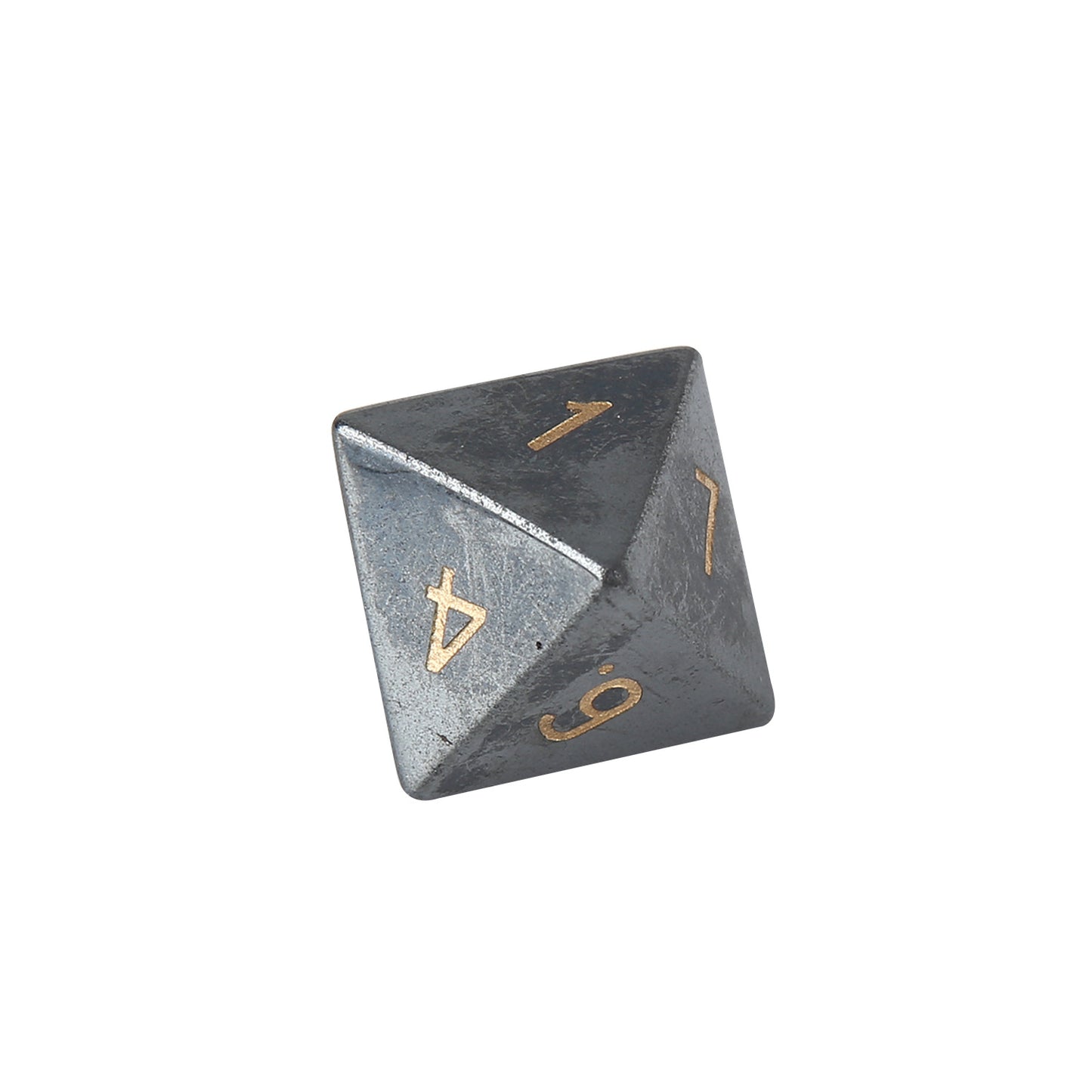 Natural Black Onyx Stone D&D Dice