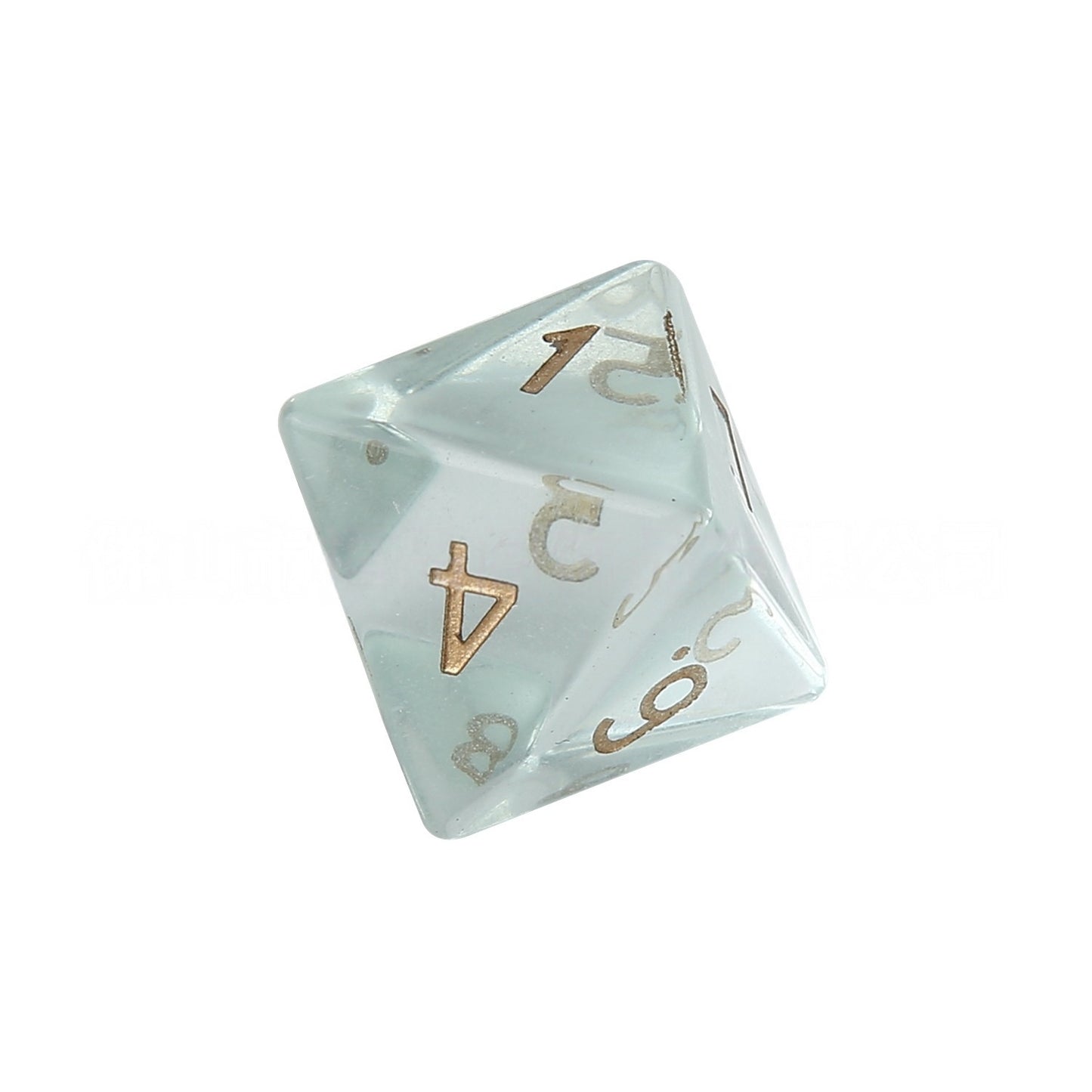 K9 Light Green Glass D&D Dice
