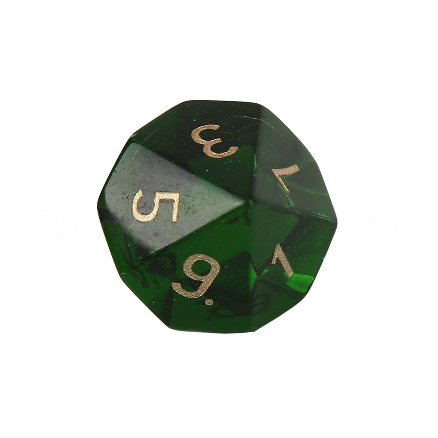 K9 Green Glass D&D Dice