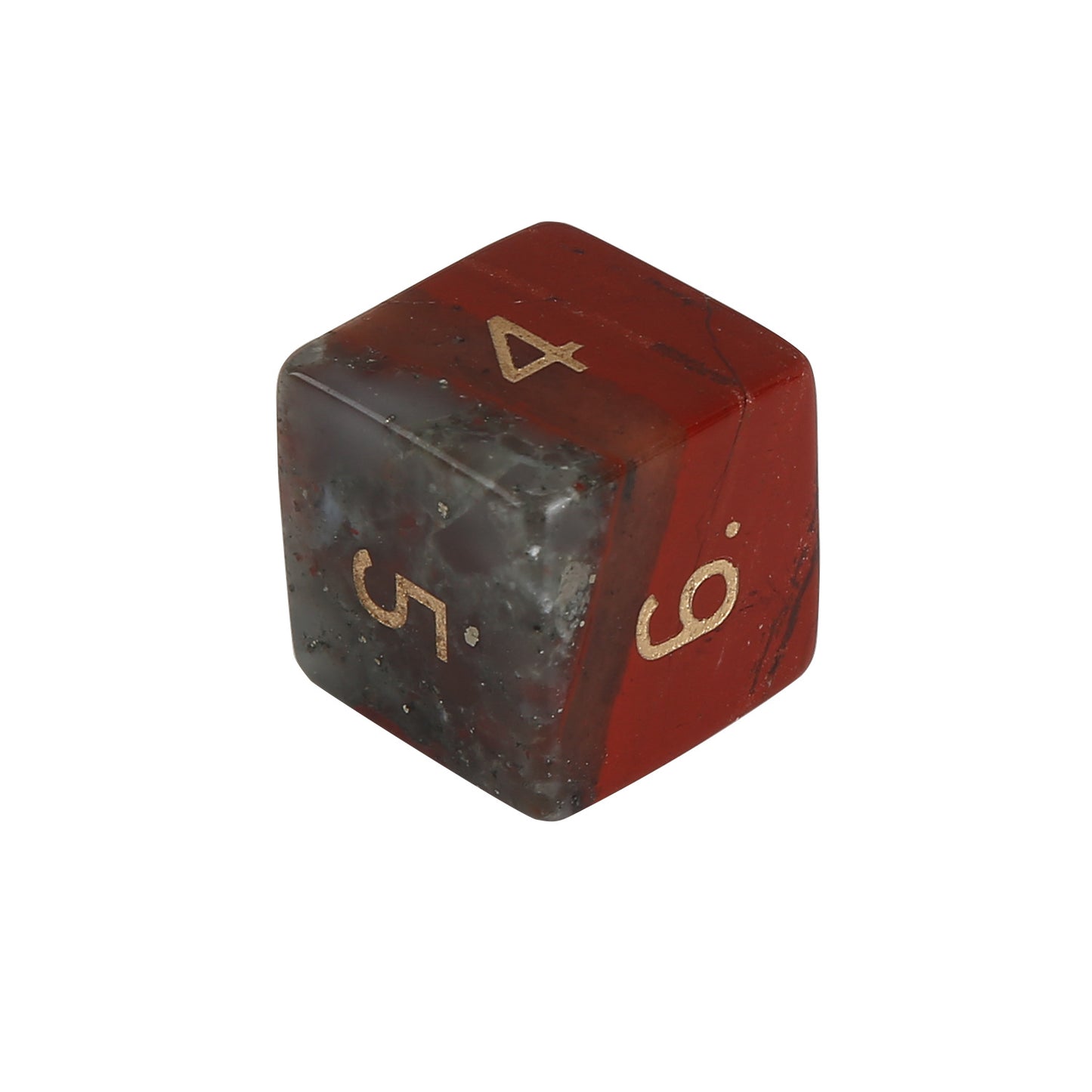 Natural African Bloodstone D&D Dice