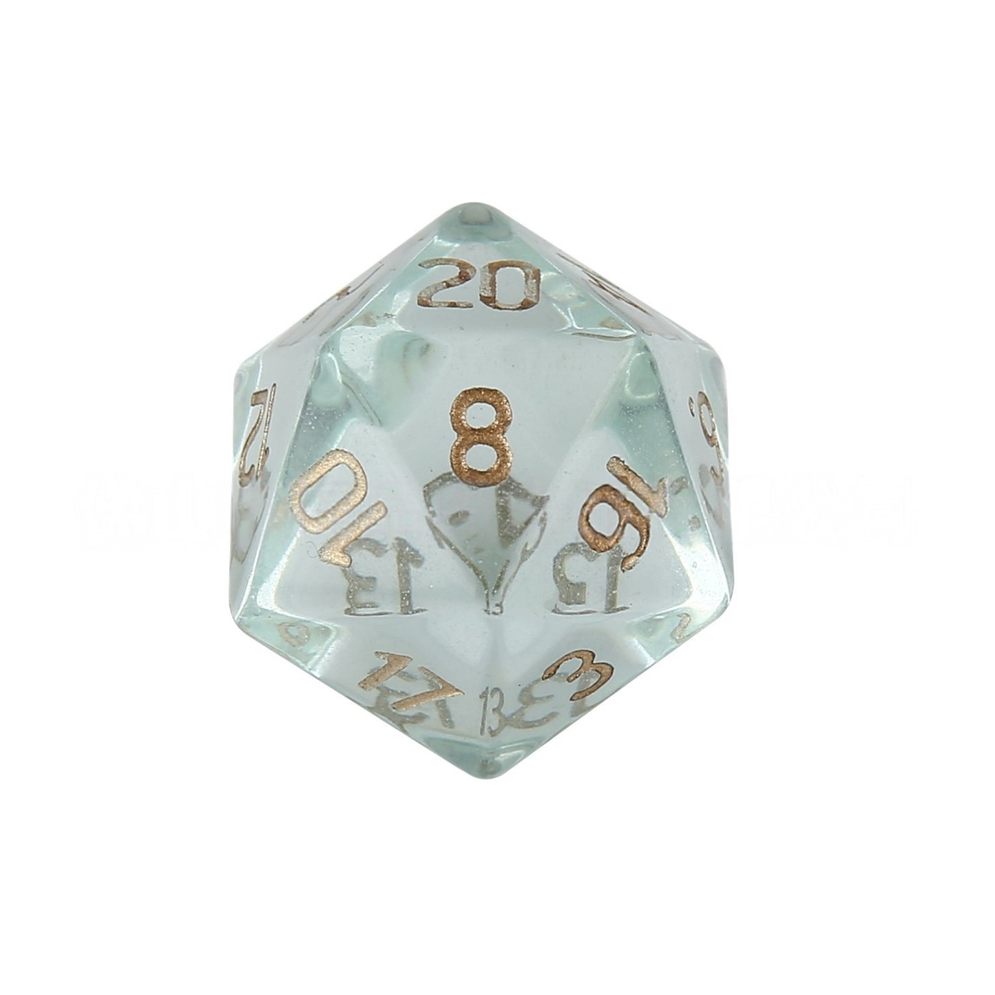 K9 Light Green Glass D&D Dice