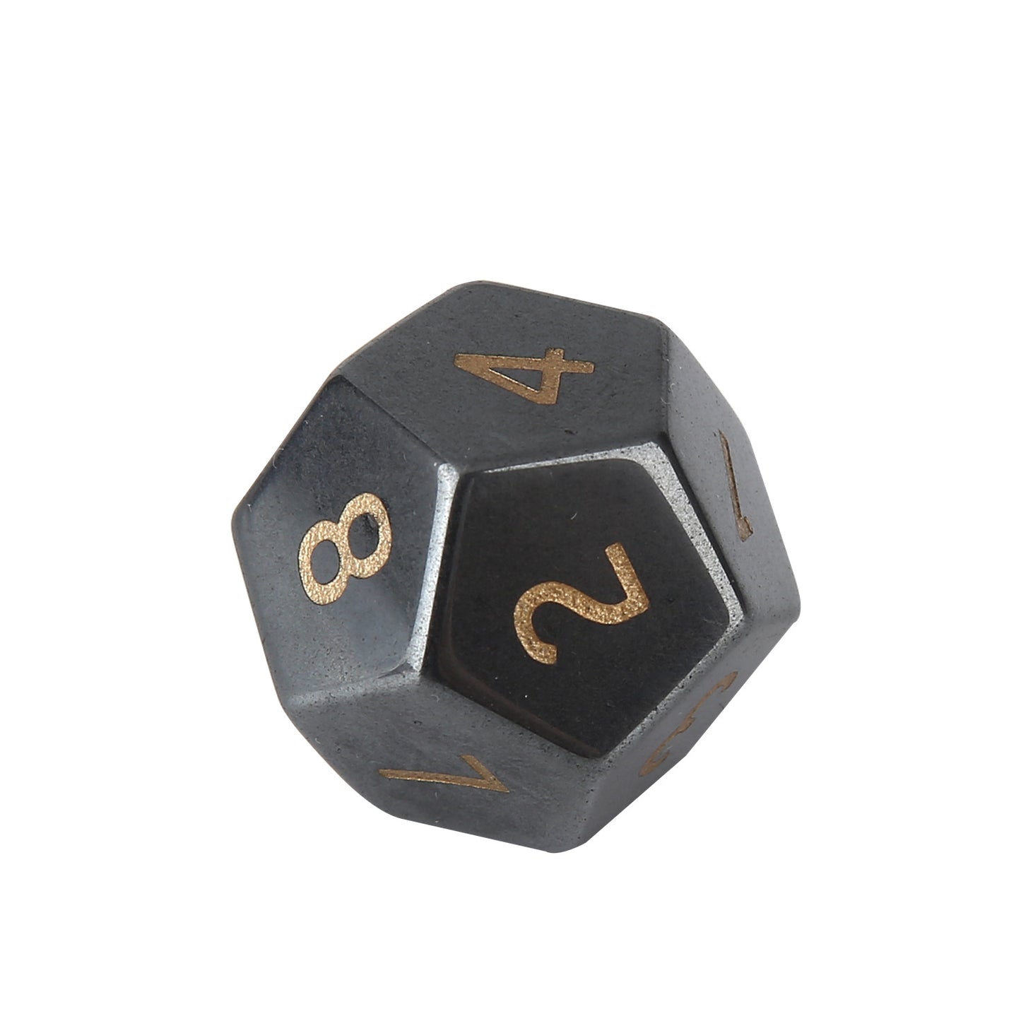 Natural Black Onyx Stone D&D Dice