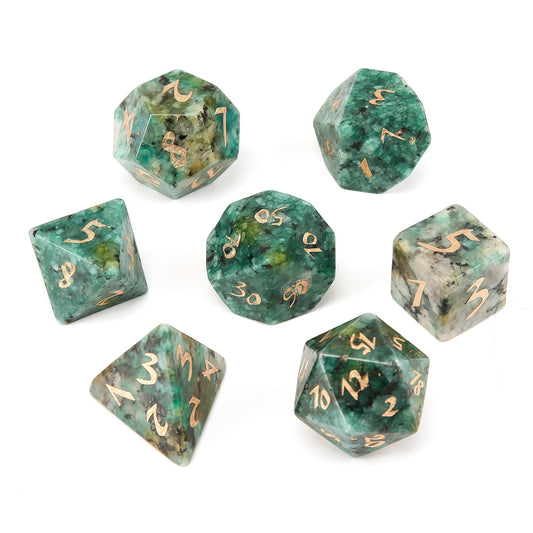 Natural African Pine Stone D&D Dice