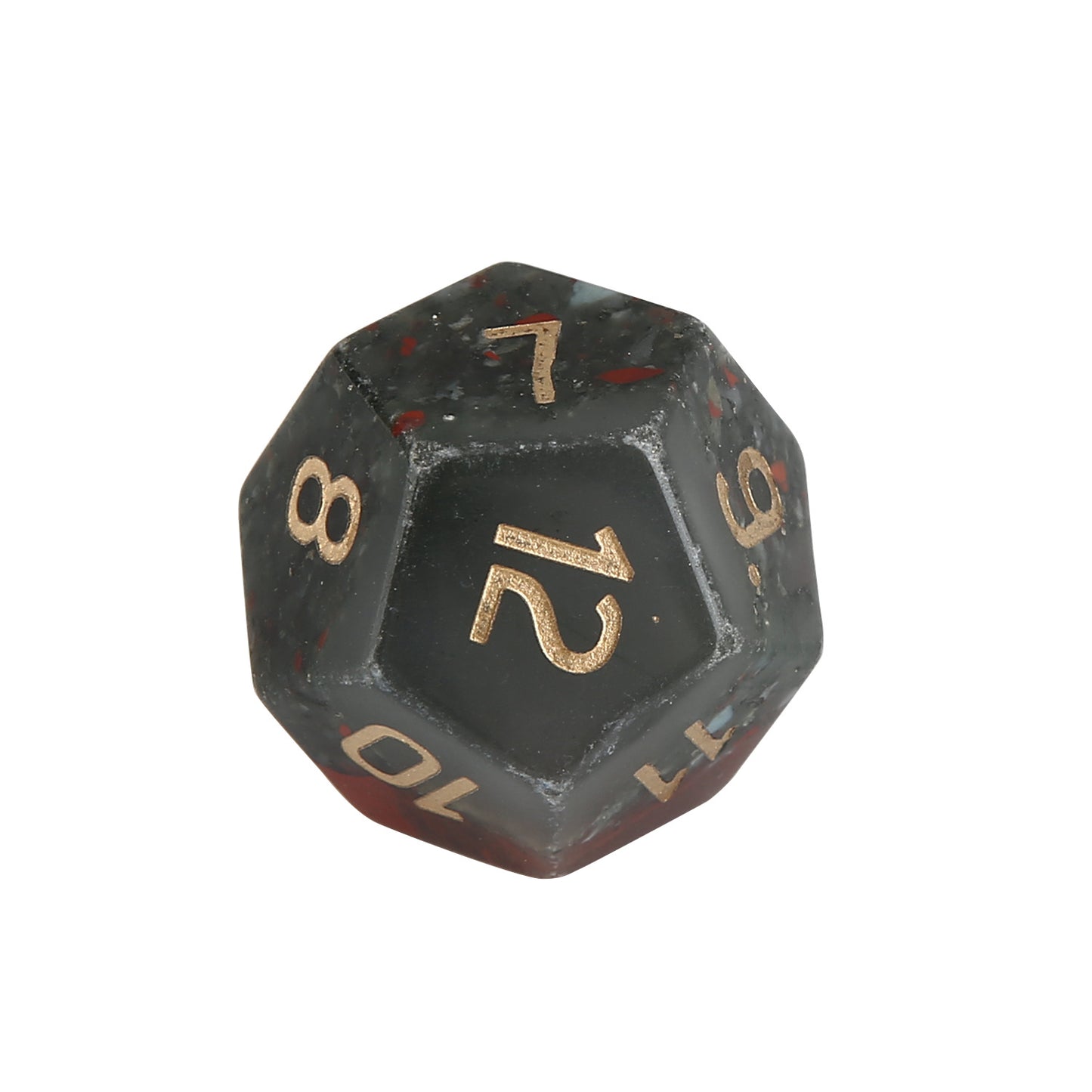 Natural African Bloodstone D&D Dice