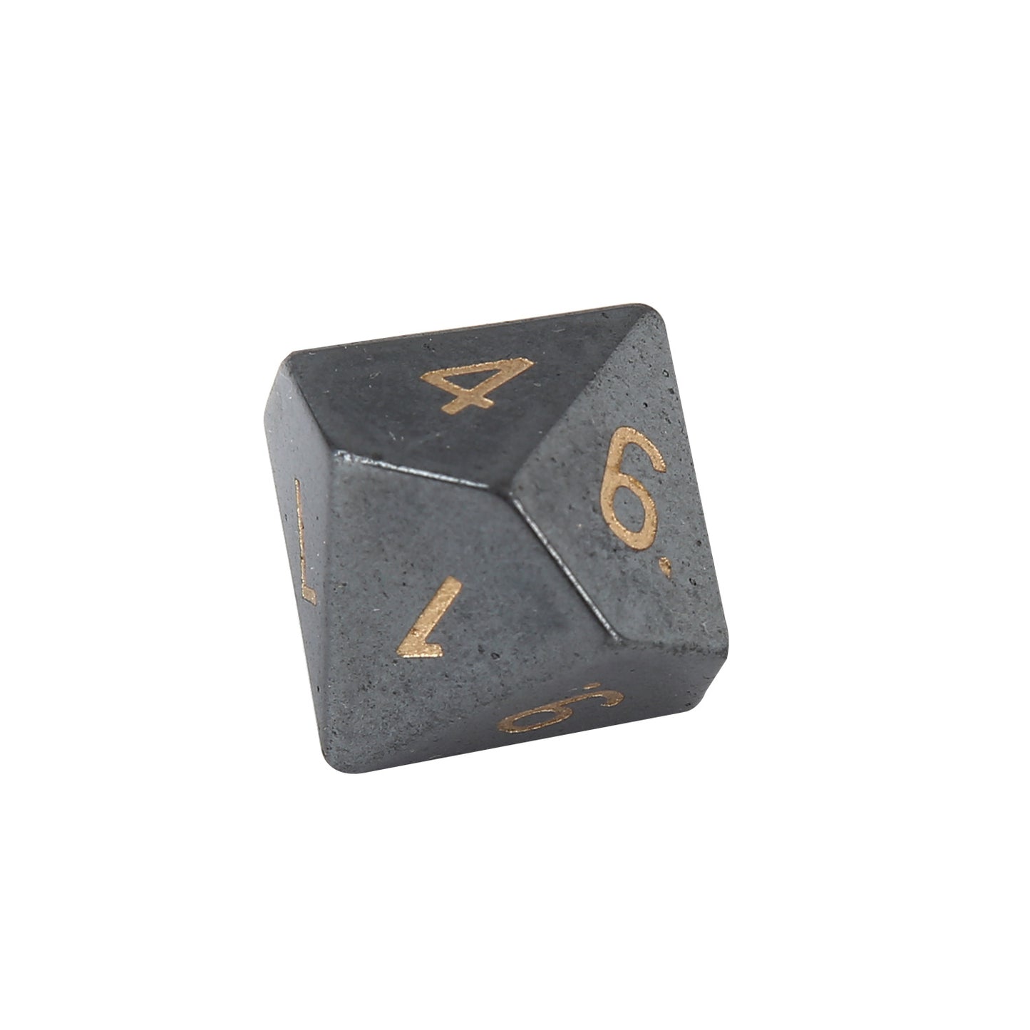 Natural Black Onyx Stone D&D Dice