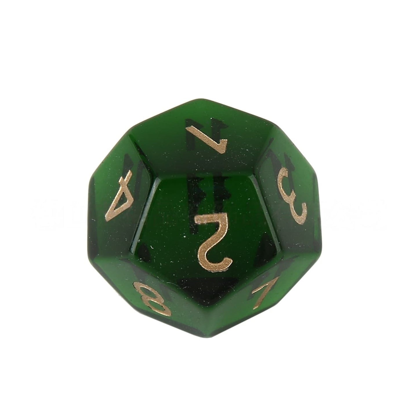 K9 Green Glass D&D Dice