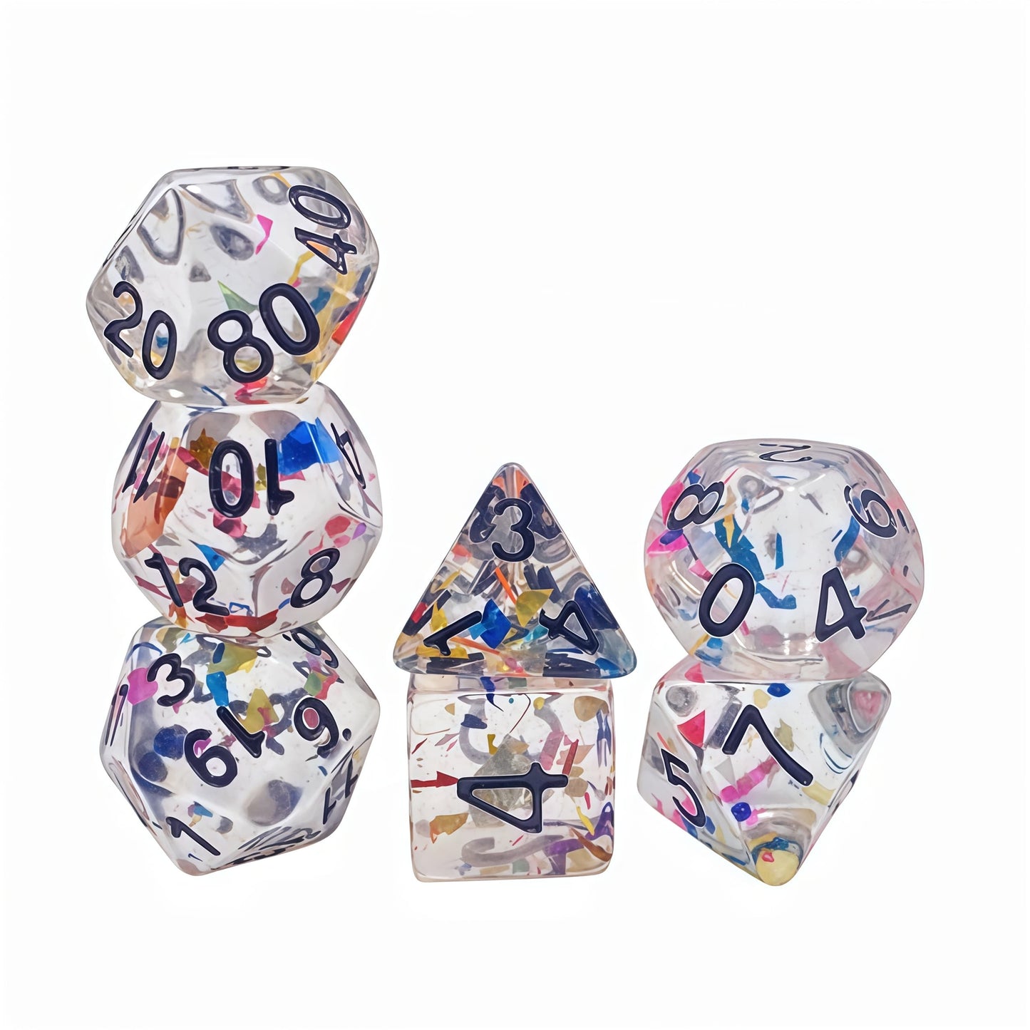 Resin Dice Resin Cartoon Dice with Rounded Corners Resin Dice