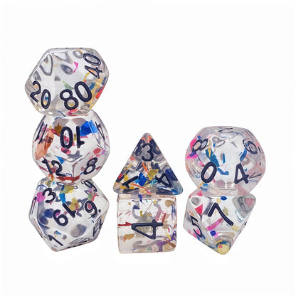 Resin Dice Resin Cartoon Dice with Rounded Corners Resin Dice
