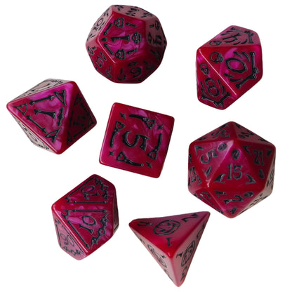 Acrylic Dice ‌Halloween Haunted Polyhedral DnD D&D Dice Set