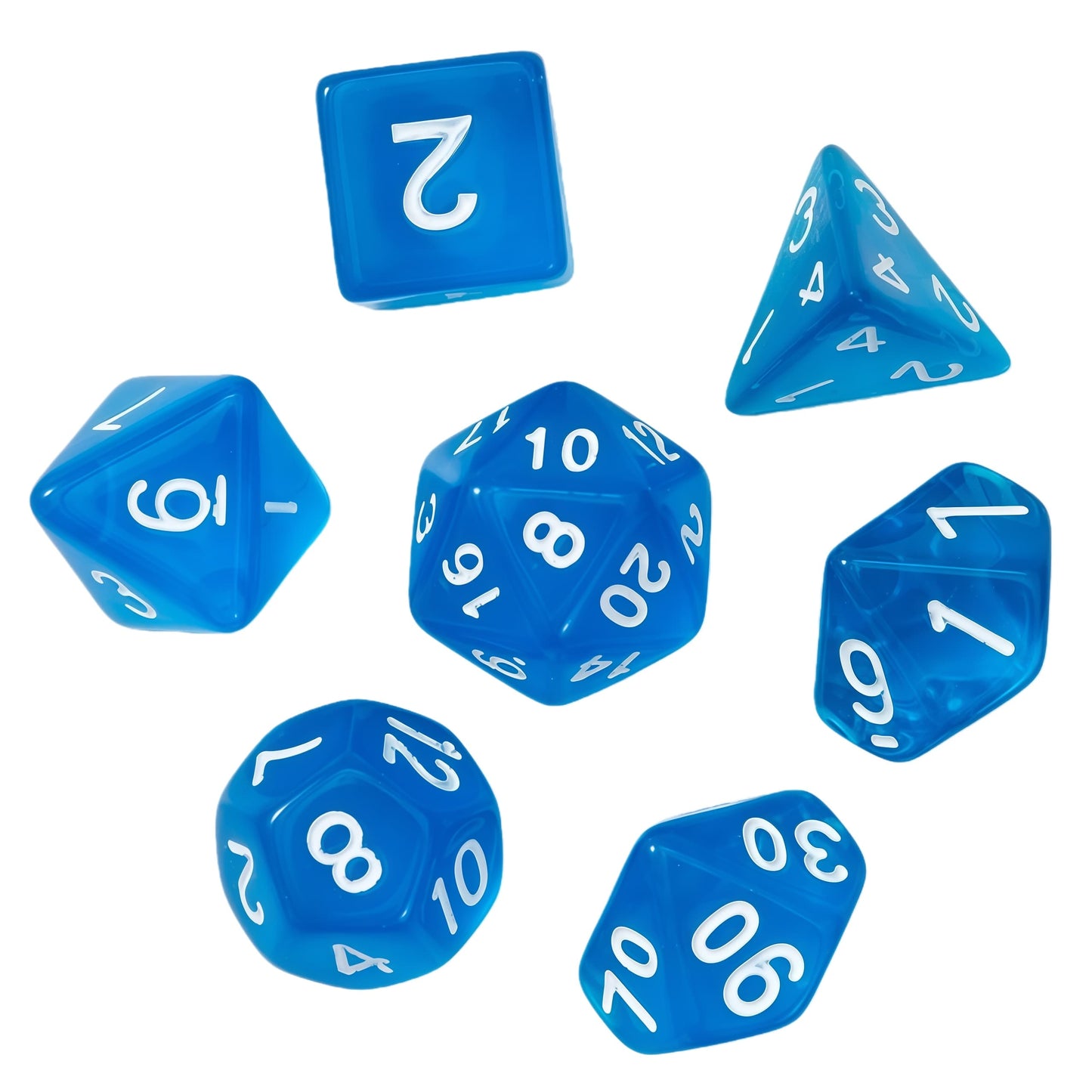 Acrylic Dice Economy Polyhedral Economy Polyhedral